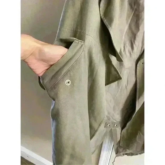 All saints bexley‎ Parker hooded lightweight jacket XS oversized fits up to XL - Picture 8 of 13